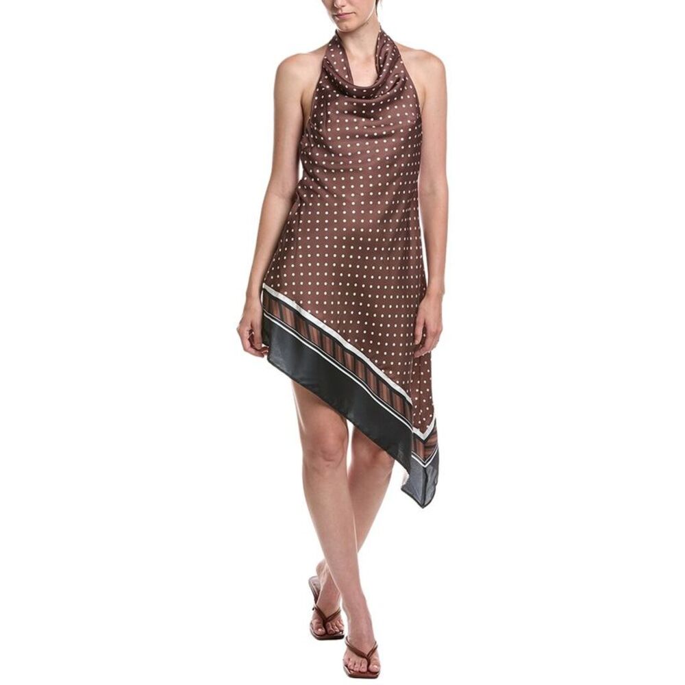 Moonsea Womens  Midi Dress, Brown